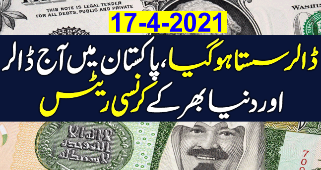 Dollar has become cheaper in Pakistan today. Dollar and world currency rates