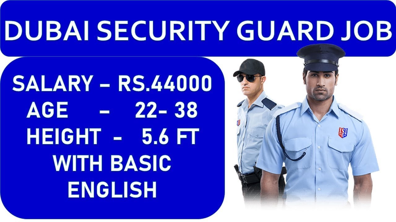 Security Guard Job inDubai