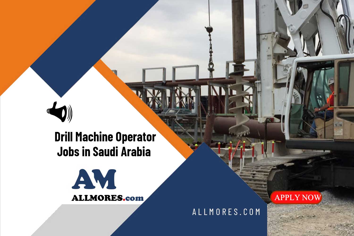 Drill Machine Operator Jobs in Saudi Arabia